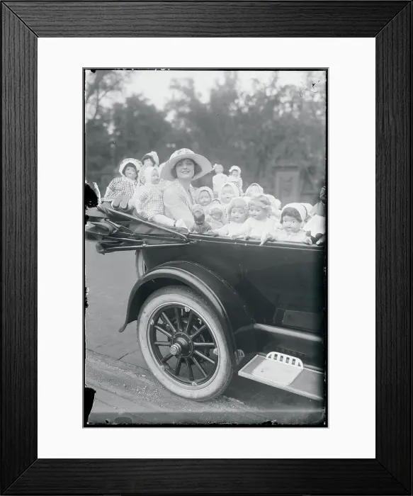 Framed Print : Woman With Doll Collection