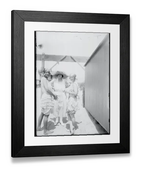Framed Print : Trio of Society Ladies Framed Print : Trio of Society Ladies
