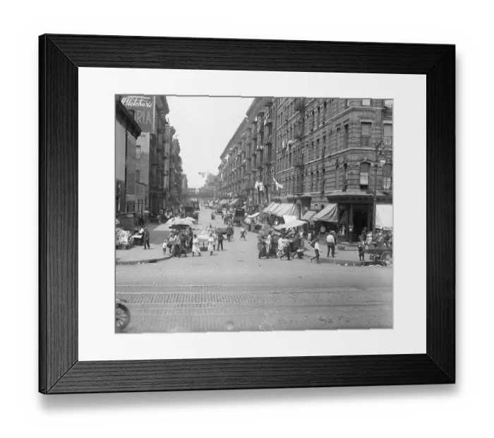 Framed Print : Street Scene in East Harlem Framed Print : Street Scene in East Harlem