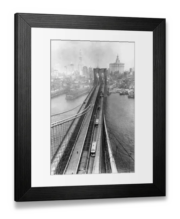 Framed Print : View of Brooklyn Bridge Framed Print : View of Brooklyn Bridge