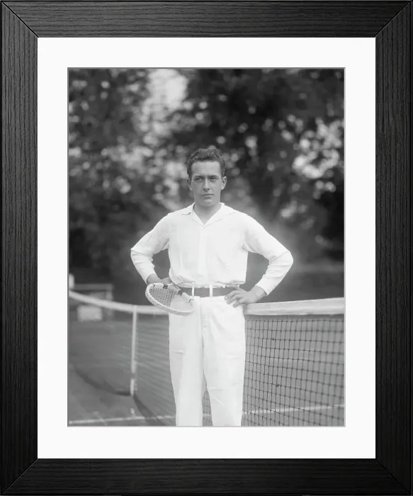 Framed Print : French Tennis Player Henri Cochet Framed Print : French Tennis Player Henri Cochet