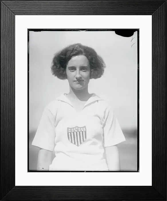 Framed Print : Florida Betson in Her Tracksuit Framed Print : Florida Betson in Her Tracksuit