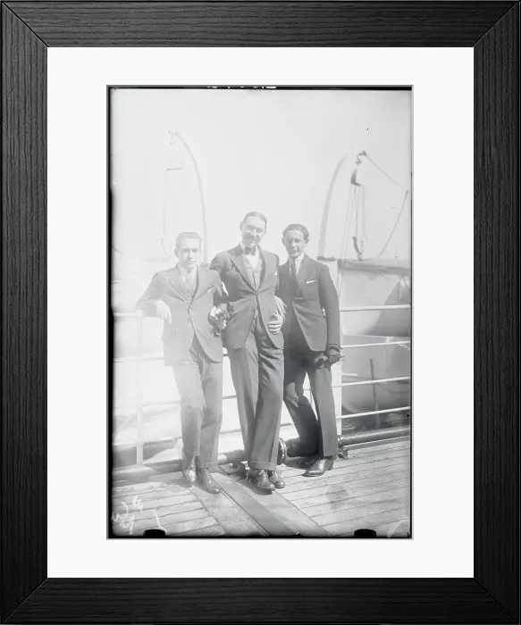 Framed Print : Three Men on a Boat Framed Print : Three Men on a Boat