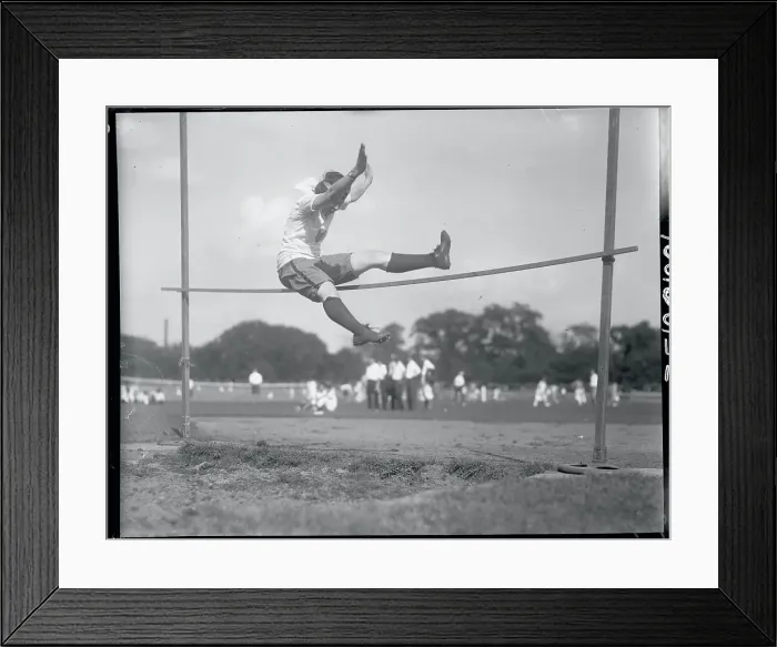 Framed Print : Woman High-Jumper Framed Print : Woman High-Jumper