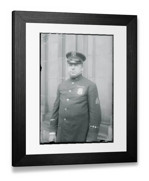 Framed Print : New York City Policeman Framed Print : New York City Policeman