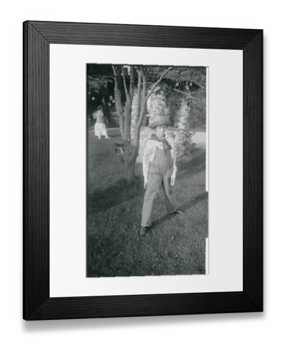 Framed Print : Girl in Costume Outdoors Framed Print : Girl in Costume Outdoors
