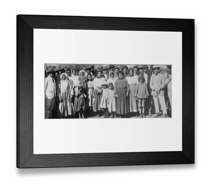 Framed Print : Armenian Refugees in Group Photo Framed Print : Armenian Refugees in Group Photo