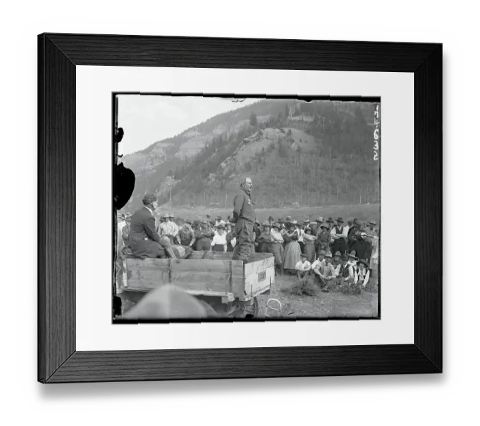 Framed Print : Ceremony Celebrating US Wilderness Framed Print : Ceremony Celebrating US Wilderness