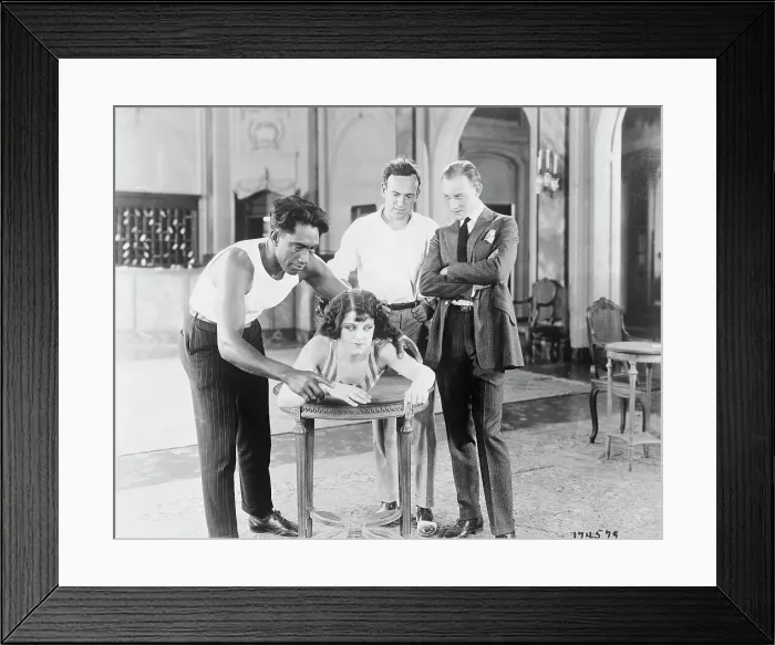 Framed Print : Woman Swimming on Table Framed Print : Woman Swimming on Table