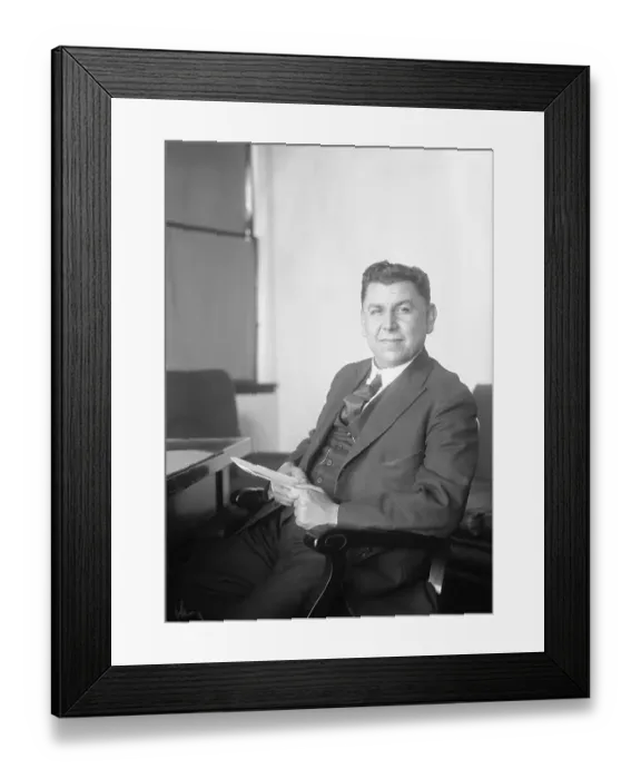 Framed Print : Finance Minister Adolfo De La Huerta at His Desk Framed Print : Finance Minister Adolfo De La Huerta at His Desk