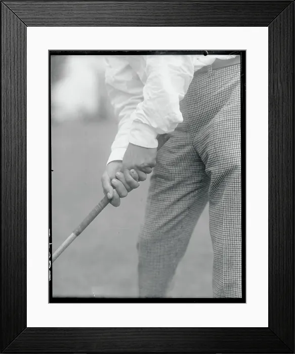Framed Print : Gene Sarazen's Golfing Grip Framed Print : Gene Sarazen's Golfing Grip
