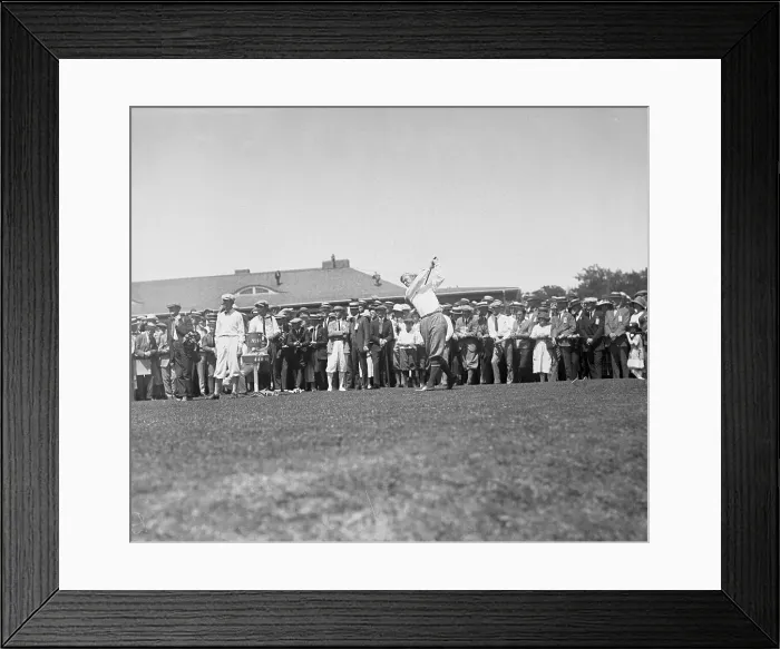 Framed Print : Chick Evans Golfing Framed Print : Chick Evans Golfing
