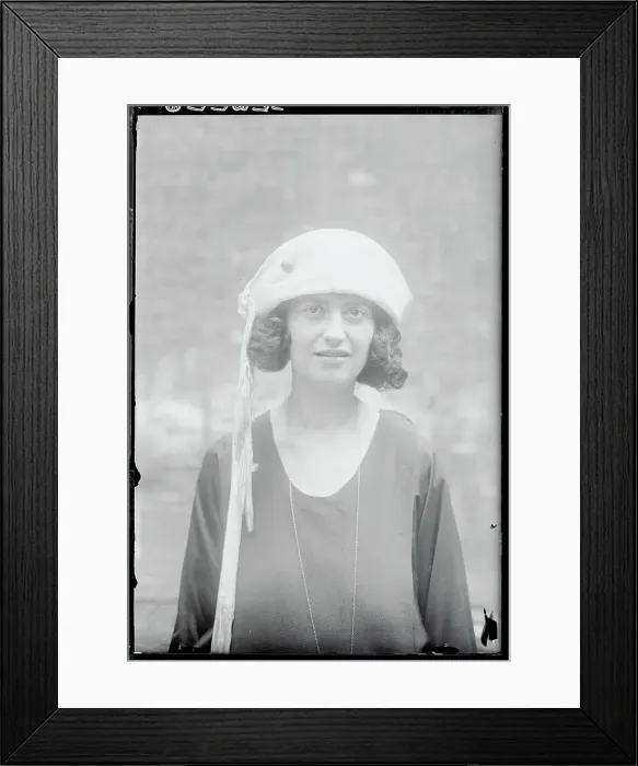 Framed Print : Portrait of Boxing Promoter Florence North Framed Print : Portrait of Boxing Promoter Florence North