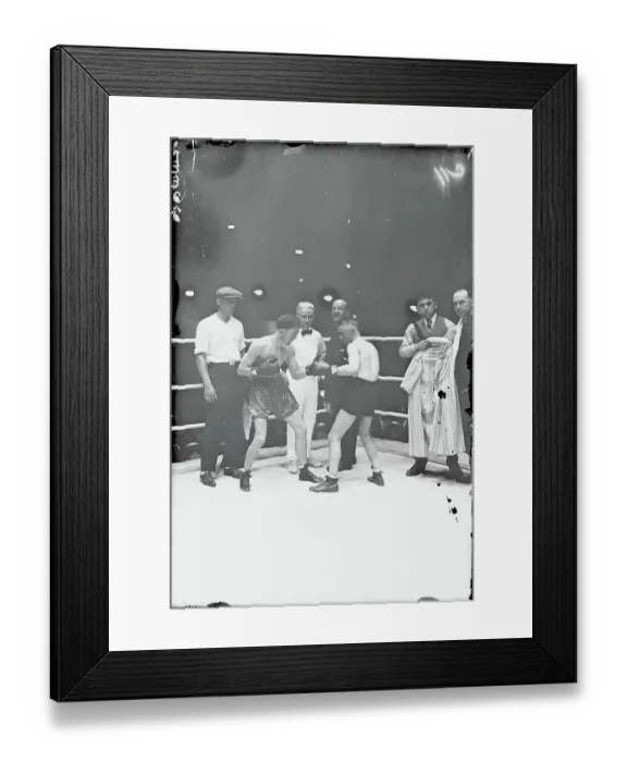 Framed Print : Joe Lynch and Johnny Buff Fighting Framed Print : Joe Lynch and Johnny Buff Fighting
