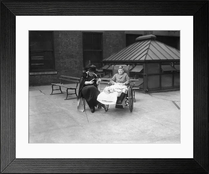 Framed Print : Young Nelson Rockefeller and Mother on Deck Framed Print : Young Nelson Rockefeller and Mother on Deck