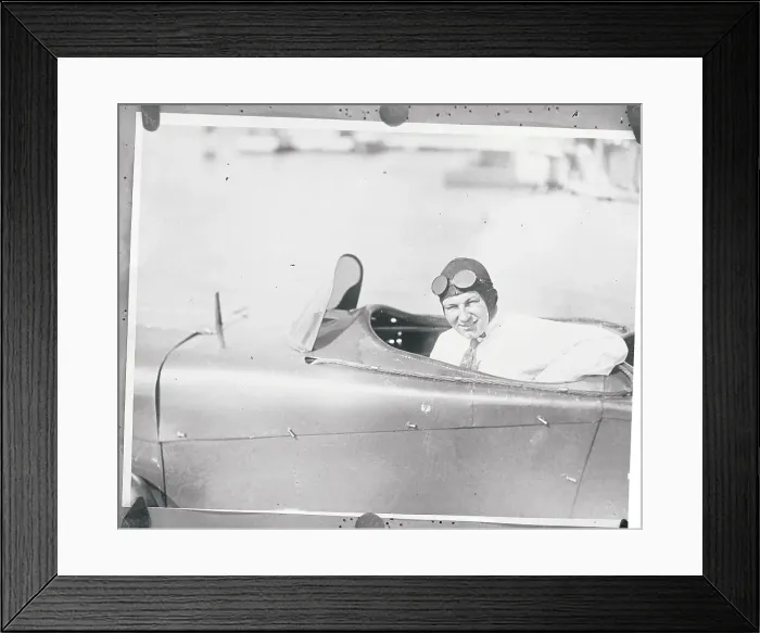 Framed Print : A. H. G. Fokker and His Flying Invention Framed Print : A. H. G. Fokker and His Flying Invention