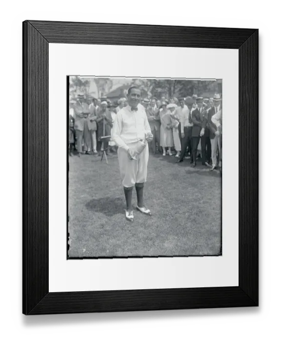 Framed Print : Walter Hagen Posing with His Trophy Framed Print : Walter Hagen Posing with His Trophy