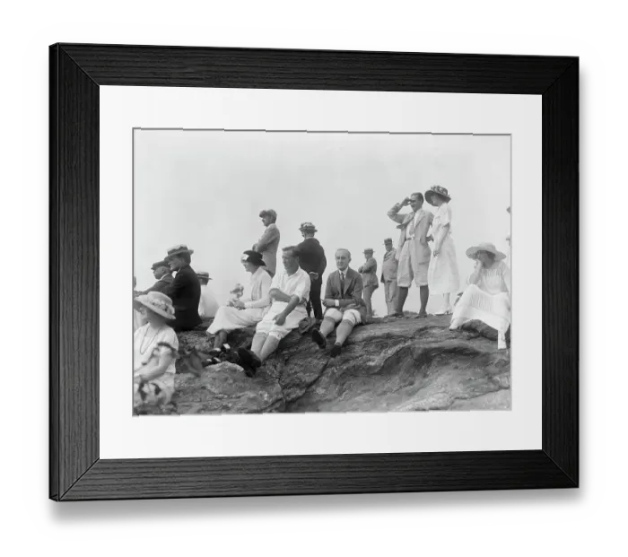 Framed Print : People Watching Golf Game Framed Print : People Watching Golf Game