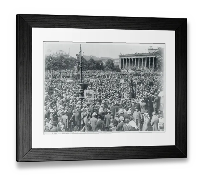 Framed Print : Crowd with Signs Congregated Together Framed Print : Crowd with Signs Congregated Together