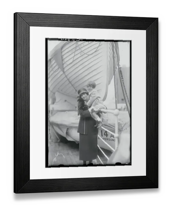 Framed Print : Mae Marsh Holding Her Daughter Framed Print : Mae Marsh Holding Her Daughter