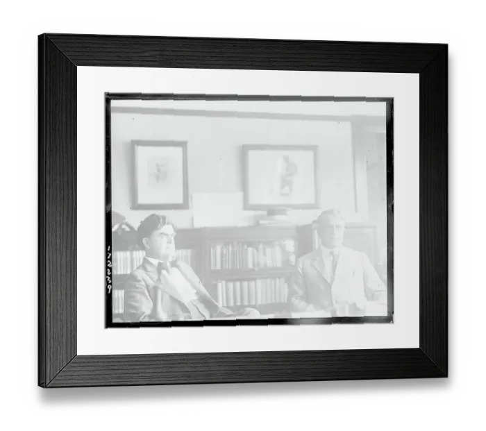 Framed Print : Labor Secretary Davis and John L. Lewis Together Framed Print : Labor Secretary Davis and John L. Lewis Together