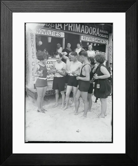 Framed Print : Bee Jackson Selling Hot Dogs Framed Print : Bee Jackson Selling Hot Dogs