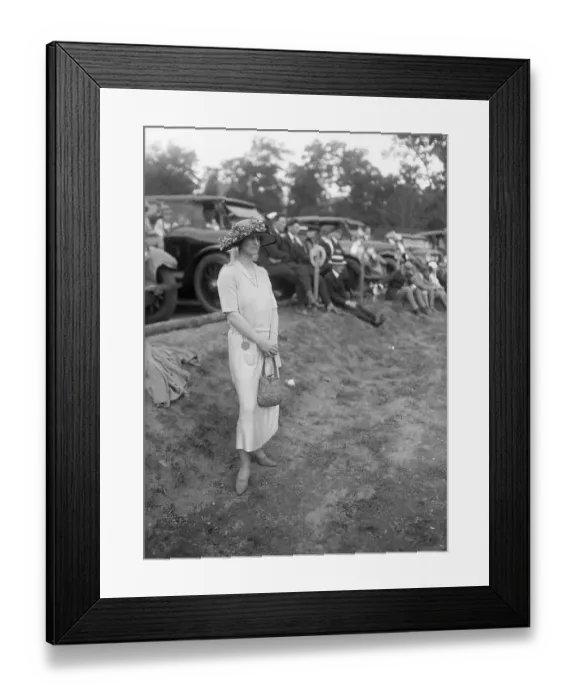 Framed Print : Socialite. (Original Caption). Society at Huntington Horse Show Framed Print : Socialite. (Original Caption). Society at Huntington Horse Show