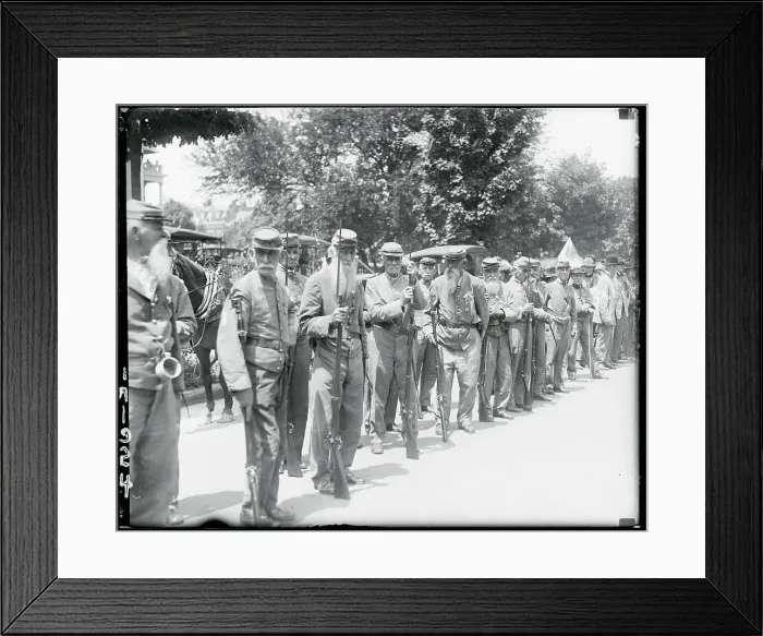 Framed Print : Soldiers Gathering in Formation Framed Print : Soldiers Gathering in Formation