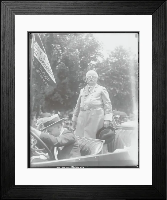 Framed Print : US Confederate General J.S.Carr at Civil War Reunion Framed Print : US Confederate General J.S.Carr at Civil War Reunion