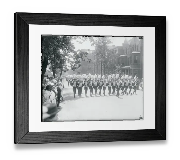 Framed Print : National Guard Parade Passing by Spectators Framed Print : National Guard Parade Passing by Spectators