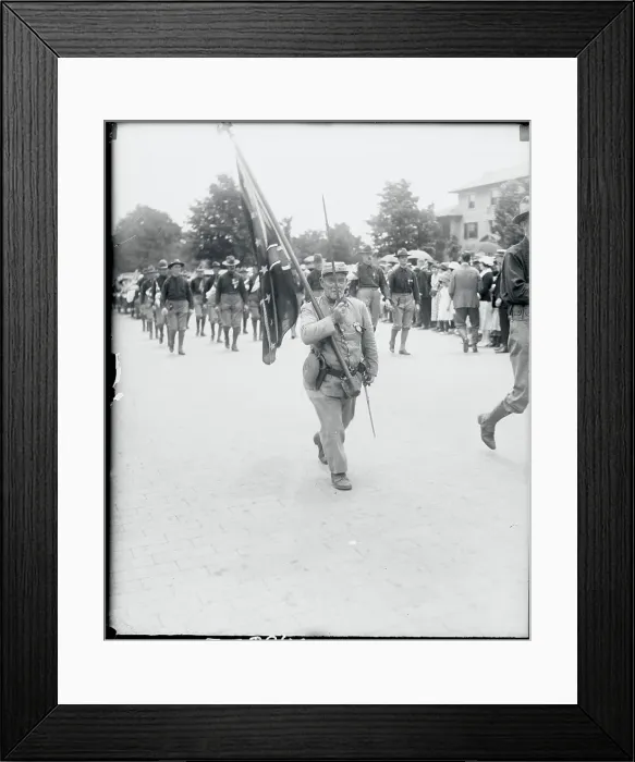 Framed Print : National Guardsman Heading off Parade Framed Print : National Guardsman Heading off Parade