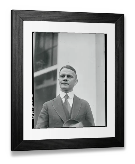 Framed Print : Arthur H. Geissler by Window Framed Print : Arthur H. Geissler by Window