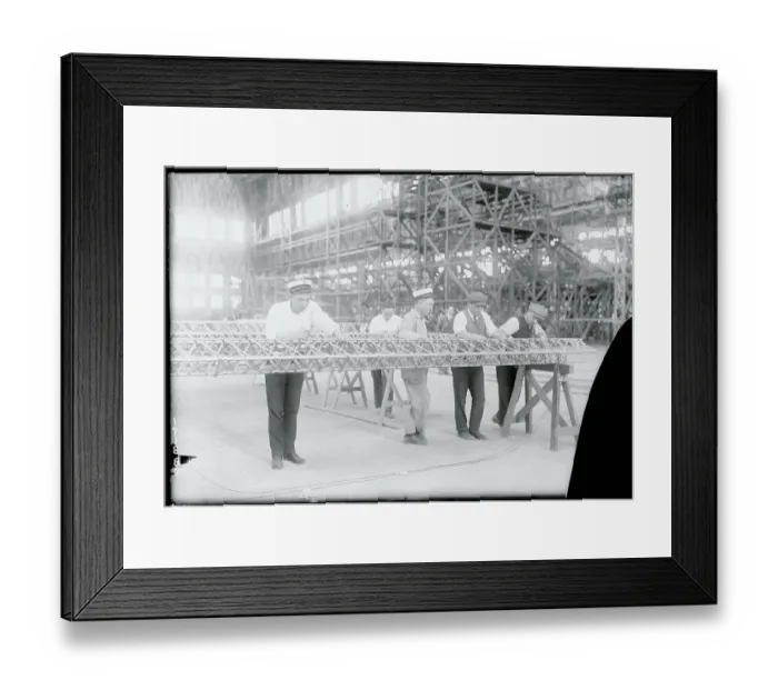 Framed Print : Men Working with Metal Framed Print : Men Working with Metal