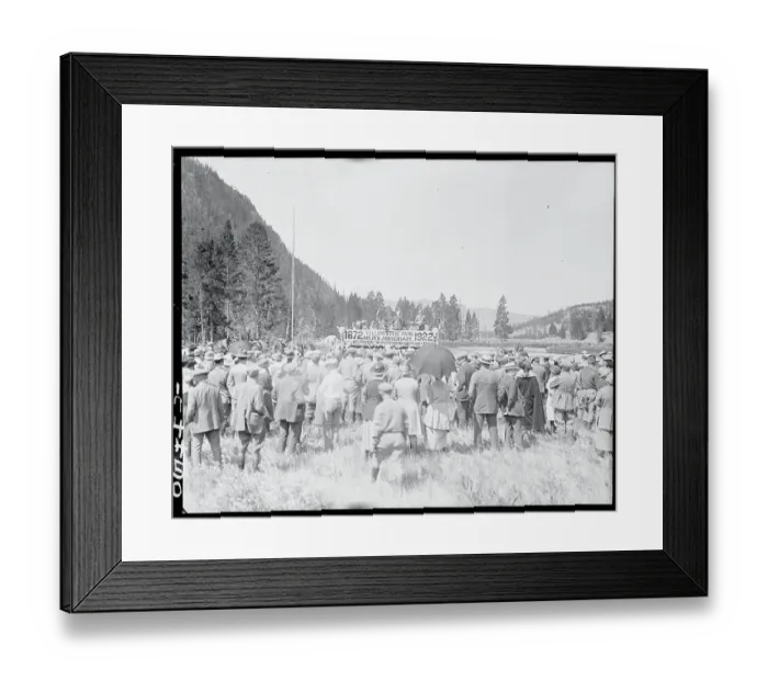 Framed Print : Ceremony at Yellow Stone Park Framed Print : Ceremony at Yellow Stone Park