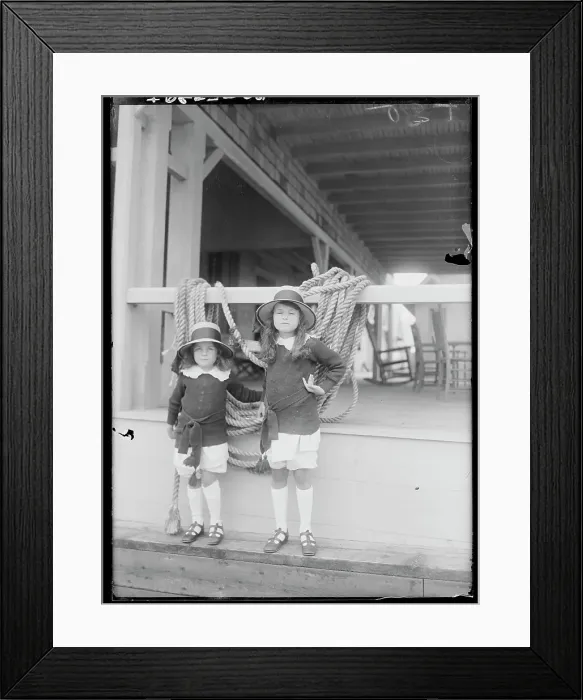 Framed Print : Two Young Sisters Framed Print : Two Young Sisters