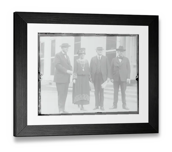 Framed Print : Members of Brazilian Exposition Posing Together Framed Print : Members of Brazilian Exposition Posing Together