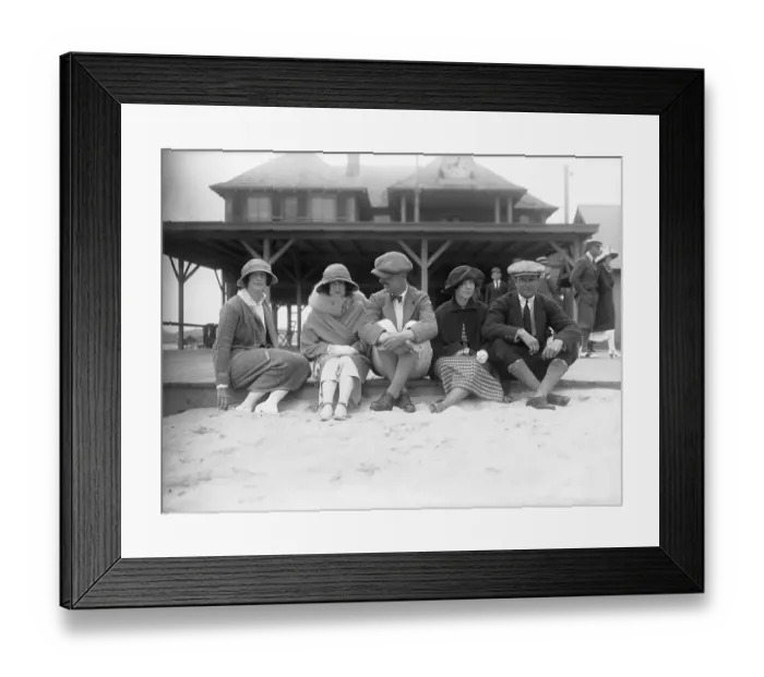 Framed Print : Society Friends Relaxing Framed Print : Society Friends Relaxing