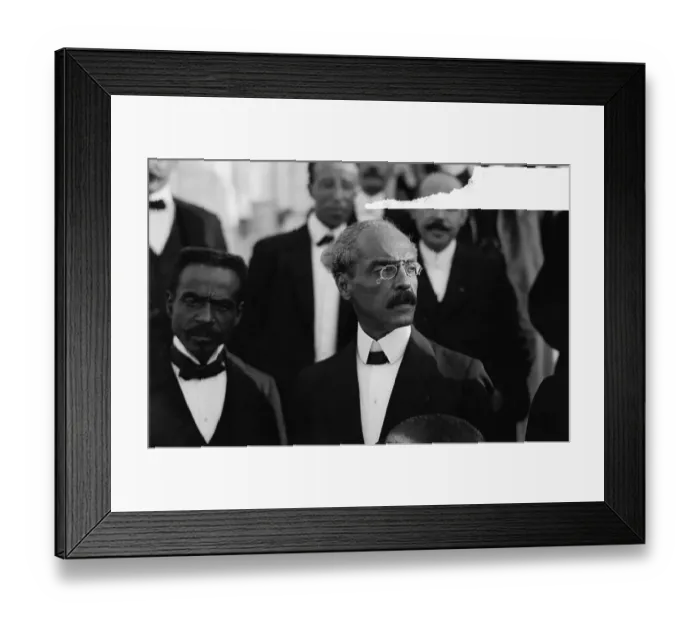 Framed Print : President Borno in Crowd Framed Print : President Borno in Crowd
