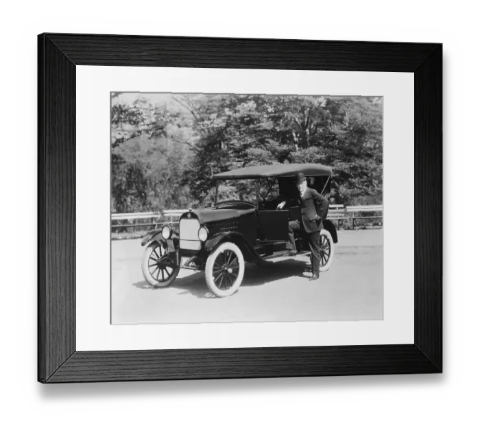 Framed Print : William Durant with Durant Star Framed Print : William Durant with Durant Star