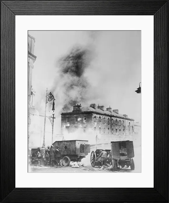 Framed Print : View of Rebellious Scene by Free State Troops Framed Print : View of Rebellious Scene by Free State Troops