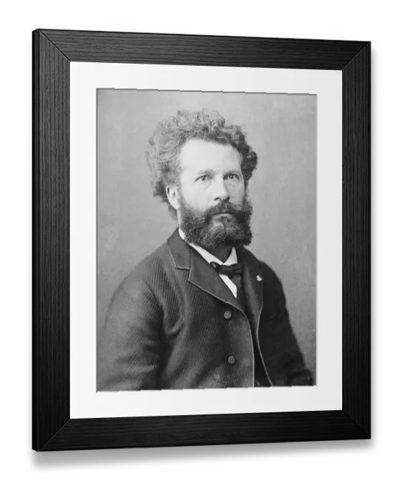 Framed Print : Camille Flammarion Posing Framed Print : Camille Flammarion Posing