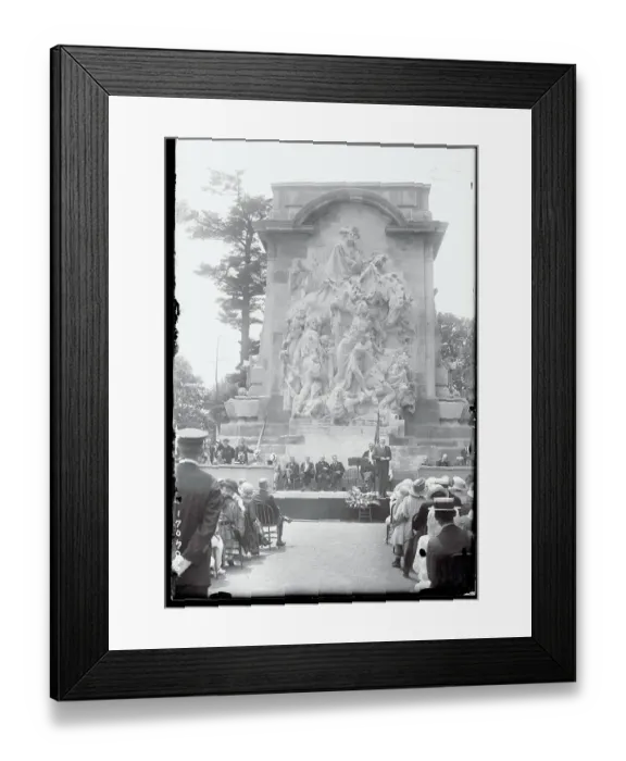 Framed Print : Warren G. Harding Addressing Audience Framed Print : Warren G. Harding Addressing Audience
