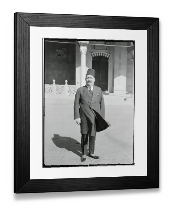 Framed Print : King Fouad at Palace Grounds Framed Print : King Fouad at Palace Grounds