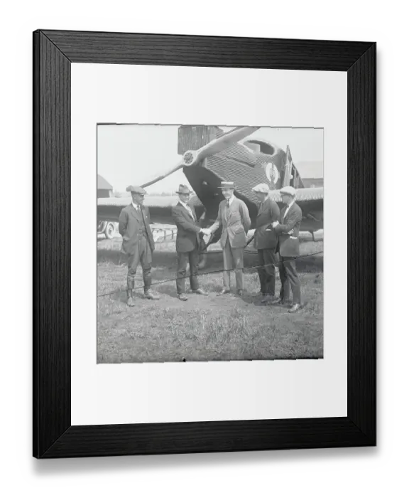 Framed Print : Wishing Eddie Rickenbacker a Safe Flight Framed Print : Wishing Eddie Rickenbacker a Safe Flight