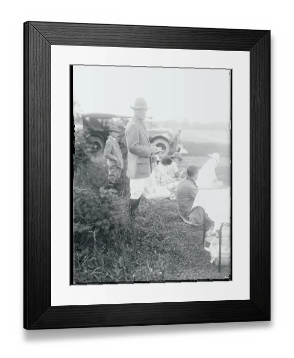 Framed Print : Polo Fans Alongside Field Framed Print : Polo Fans Alongside Field