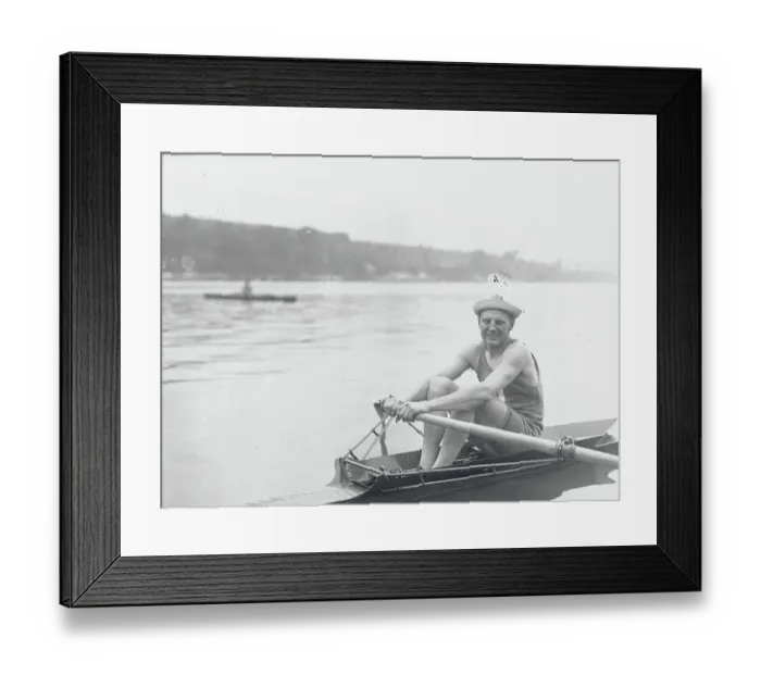 Framed Print : Walter M. Hoover Boating Framed Print : Walter M. Hoover Boating