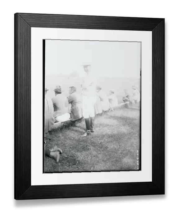 Framed Print : Polo Fans Alongside Field Framed Print : Polo Fans Alongside Field