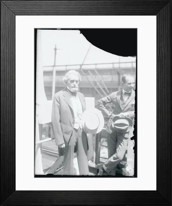 Framed Print : William Andrews Clark on Ship Framed Print : William Andrews Clark on Ship