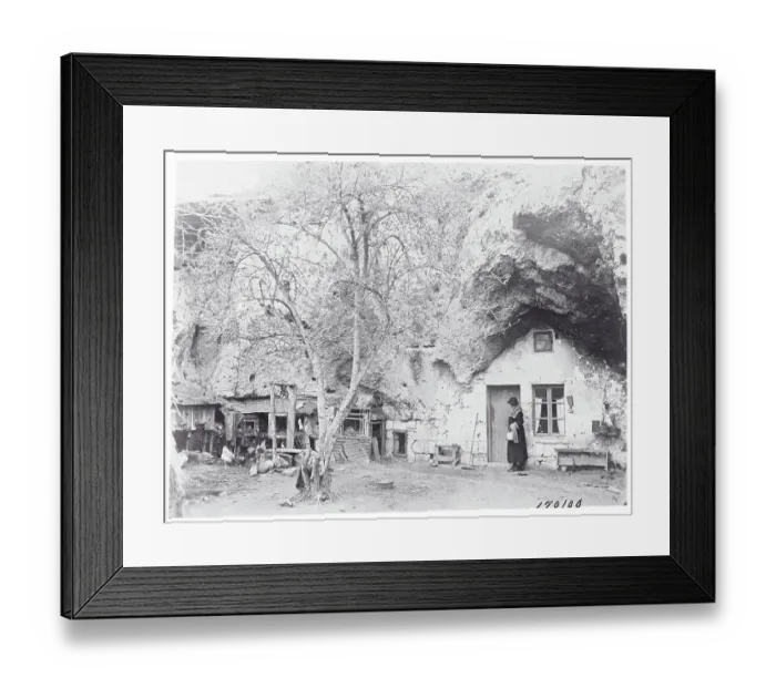 Framed Print : Cave Dwelling in France Framed Print : Cave Dwelling in France