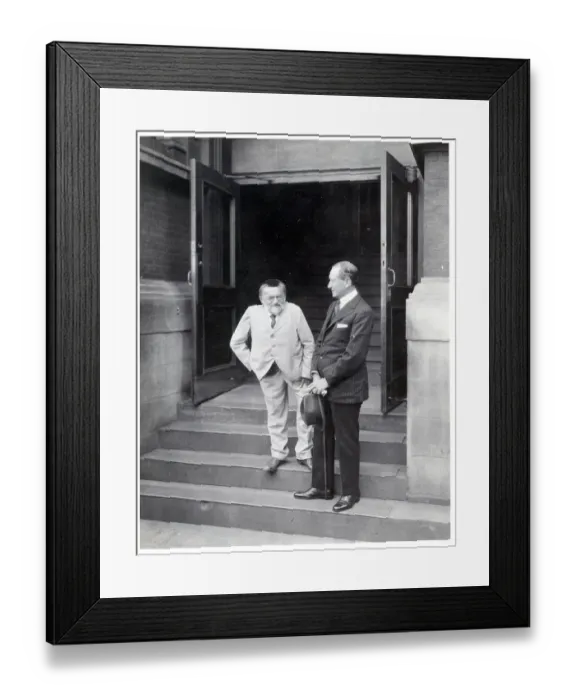 Framed Print : Charles Steinmetz W / Guglielmo Marconi Framed Print : Charles Steinmetz W / Guglielmo Marconi